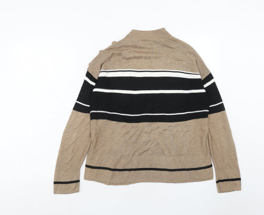 Womens UK Size 12 NEXT Brown Pullover Jumper