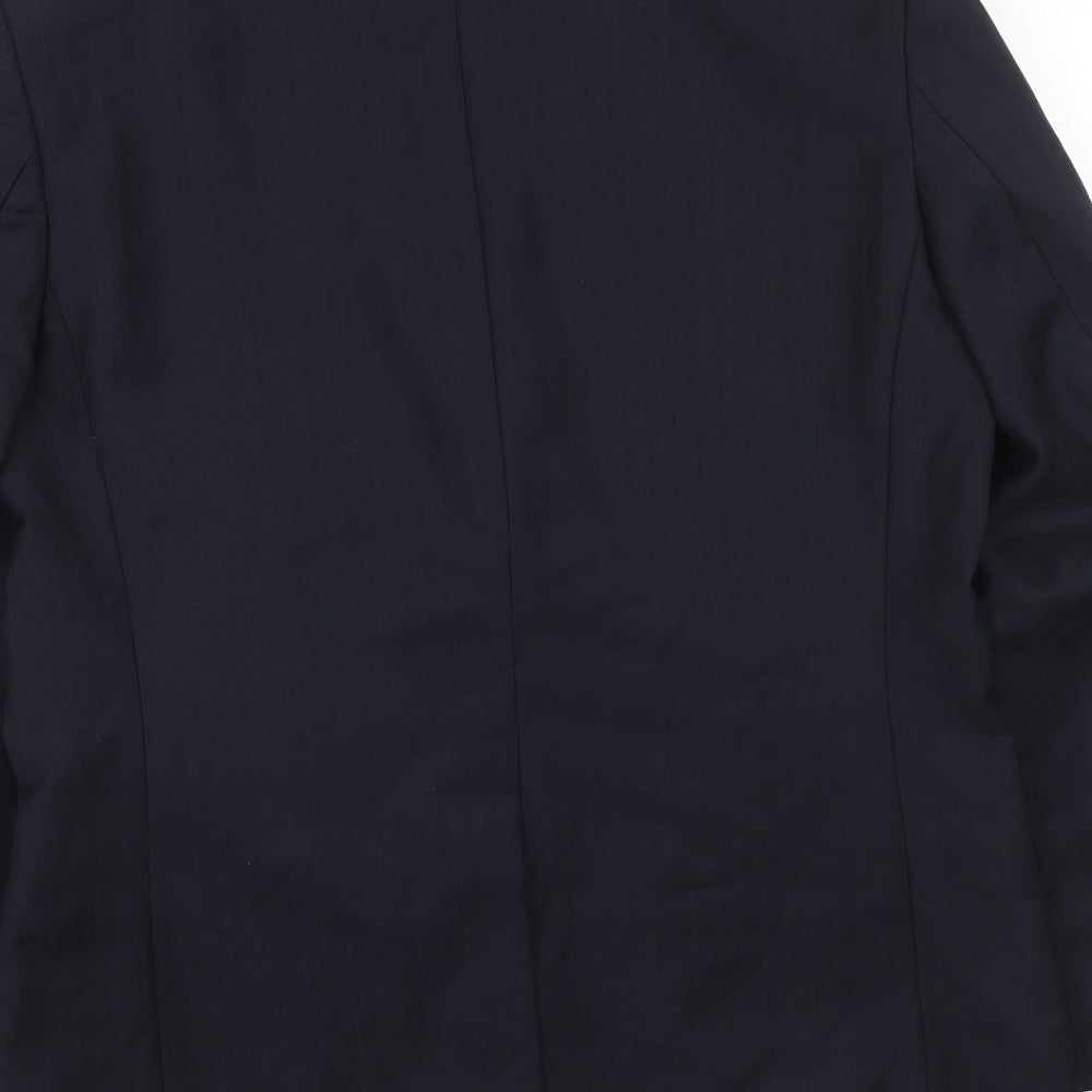 Mens UK Size 40 Marks and Spencer Regular Blue Suit Jacket