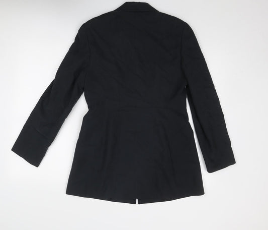 Linea Womens Grey Jacket Blazer Size 10 Button