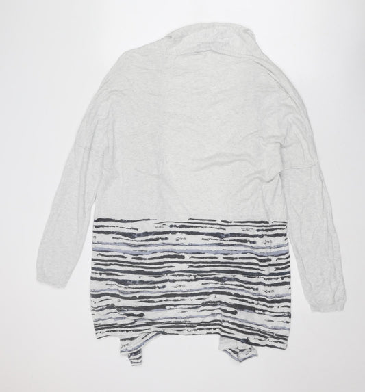 Womens UK Size L Maison De Nimes Grey Cardigan Jumper