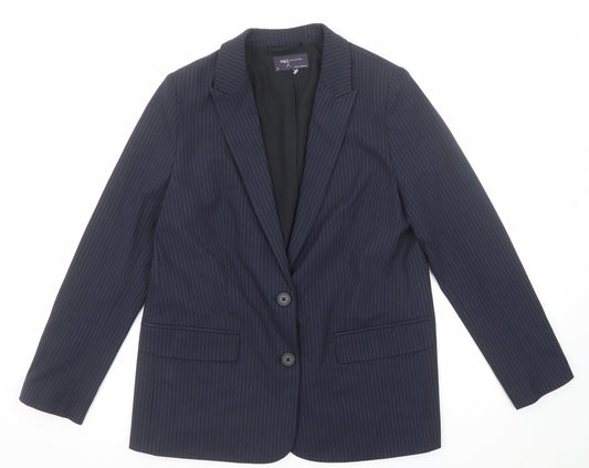 Womens UK Size 12 Marks and Spencer Regular Blue Suit Jacket
