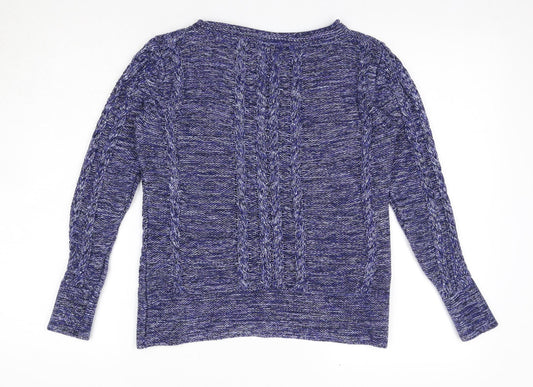 Womens UK Size S CC Blue Pullover Jumper