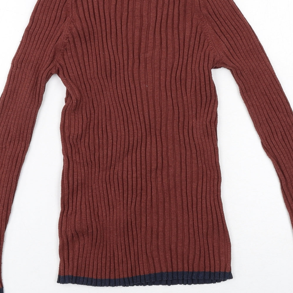 Womens UK Size 12 NEXT Brown Pullover Jumper