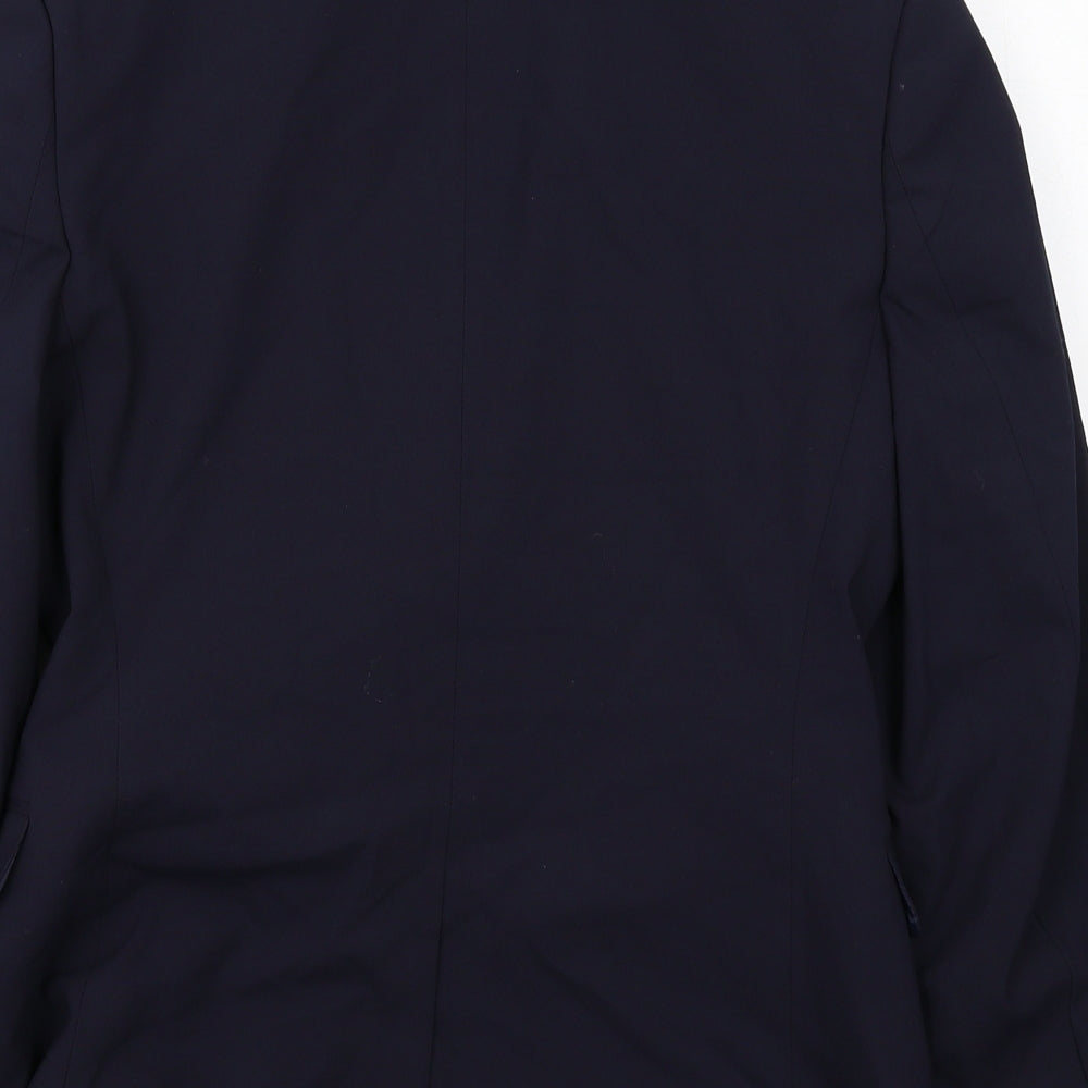 ASOS Mens Blue Polyester Jacket Suit Jacket Size 36 Regular