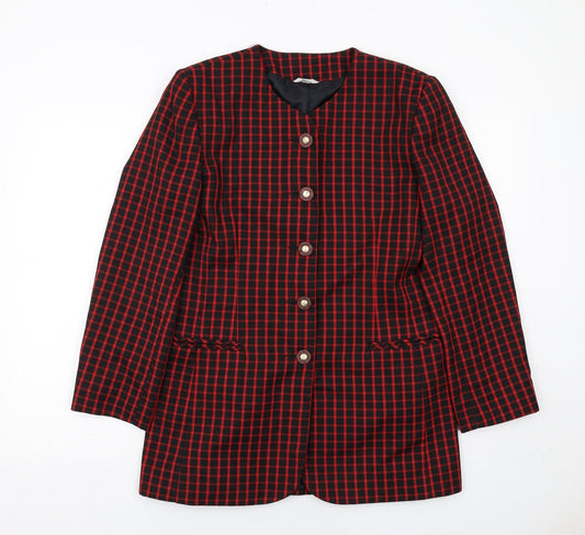 Womens UK Size 10 Klass Red Jacket