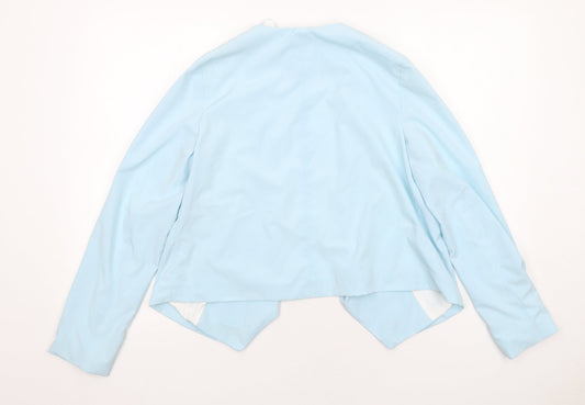 Womens UK Size 10 Dorothy Perkins Blue Kimono Coat