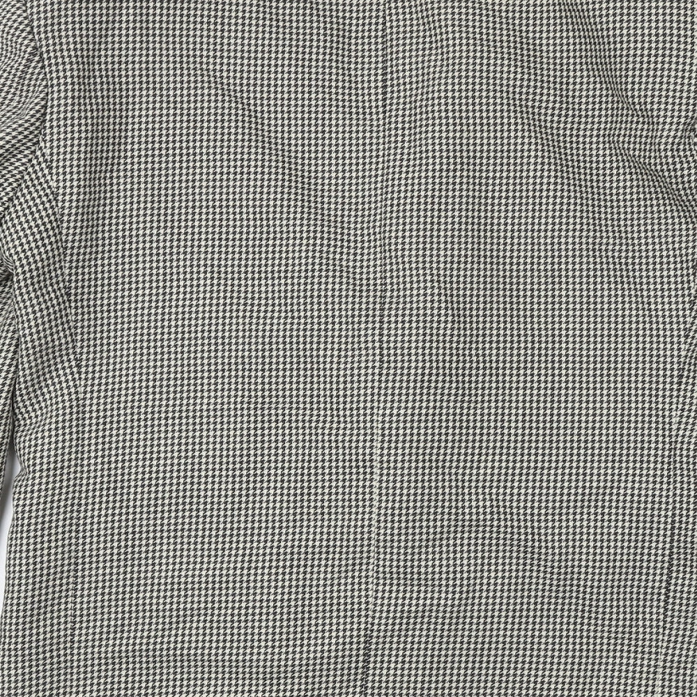 Principles For Men Mens Beige Geometric Polyester Jacket Suit Jacket Size 40 Regular