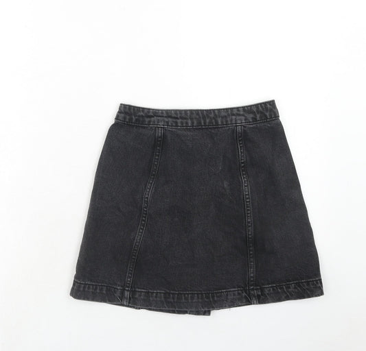 Womens UK Size 25 in Topshop A-Line Denim Skirt