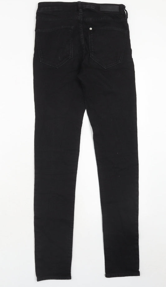 Womens UK Size 26 in H&M Regular Fit Skinny Black Jeans