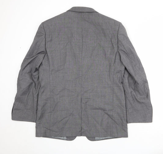 Mens UK Size 42 Marks and Spencer Regular Grey Suit Jacket