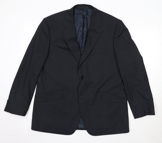 Mens UK Size 42 Autograph Regular Blue Suit Jacket