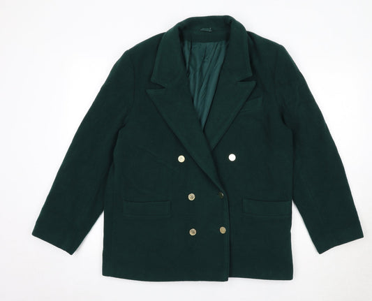 Womens UK Size 14 Classic Woman Green Jacket