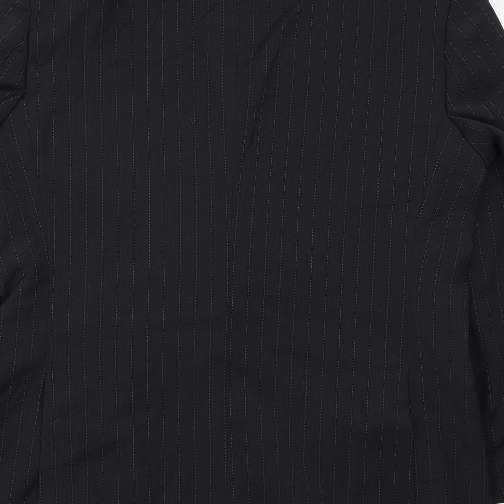 Mens UK Size 42 Burton Regular Black Suit Jacket