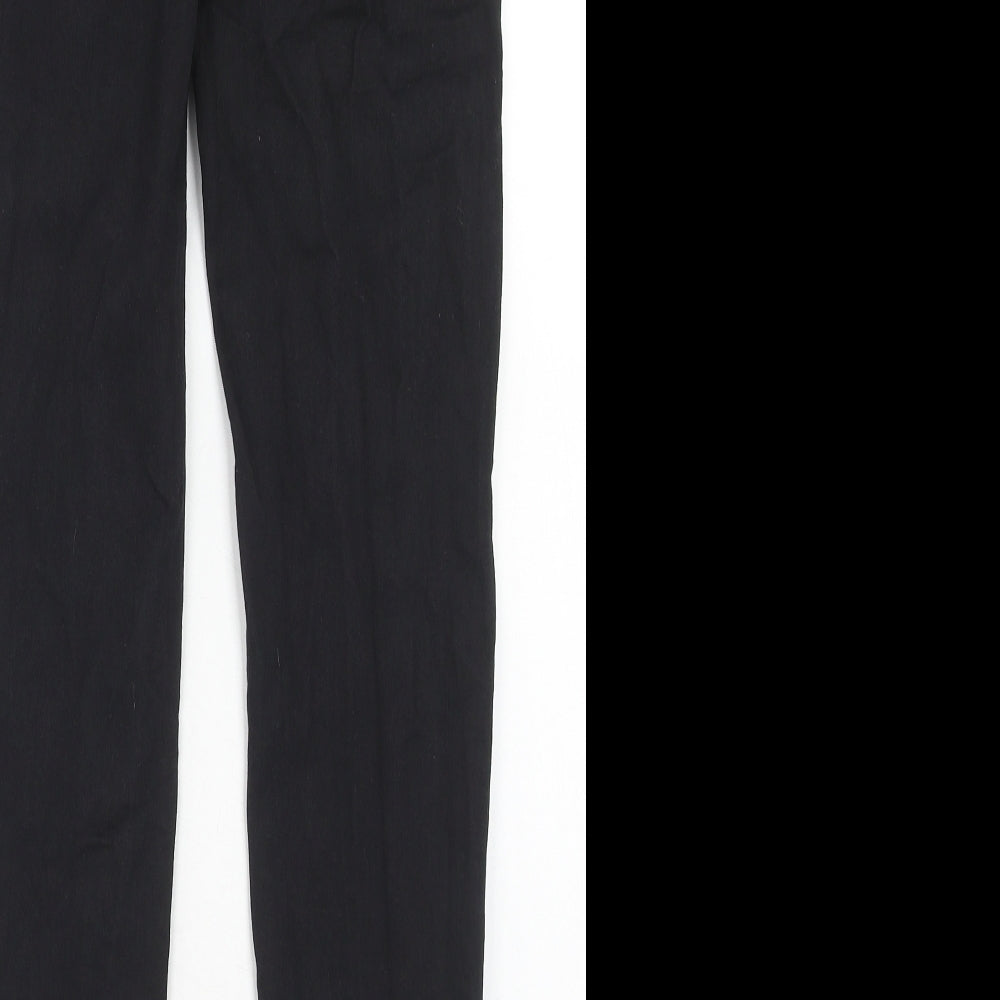 PRETTYLITTLETHING Womens Black Cotton Skinny Jeans Size 6 Regular Zip