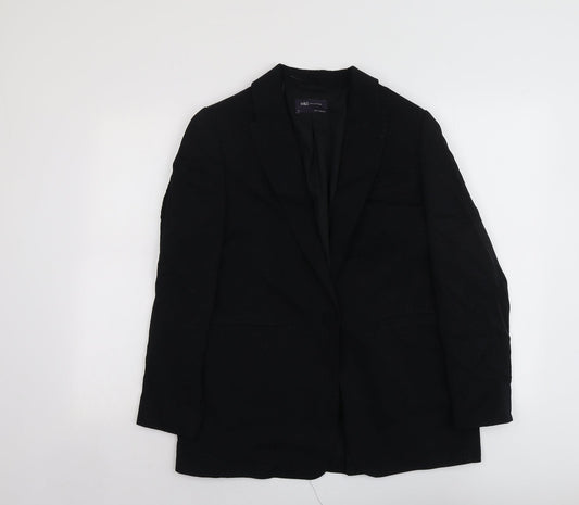 Womens UK Size 12 Marks and Spencer Regular Black Suit Jacket