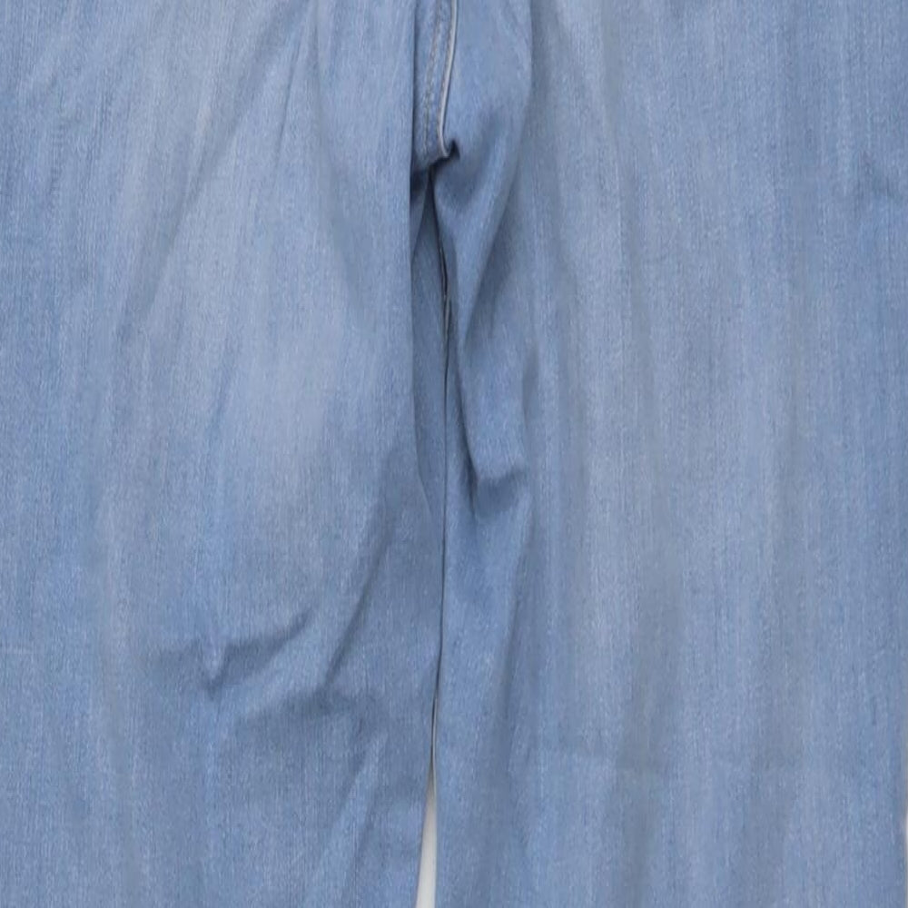 Unqilo Womens Blue Cotton Skinny Jeans Size 29 in L28 in Regular Button