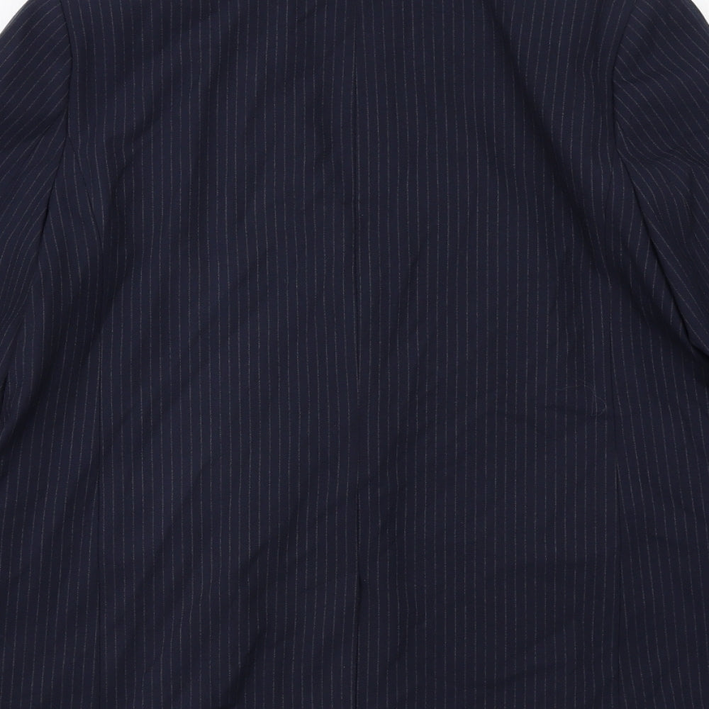 Womens UK Size 12 Marks and Spencer Regular Blue Suit Jacket
