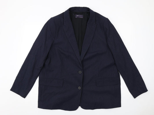 Womens UK Size 20 Marks and Spencer Regular Blue Suit Jacket