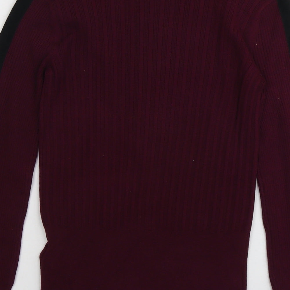 Womens UK Size 8 Marks and Spencer Purple Pullover Jumper