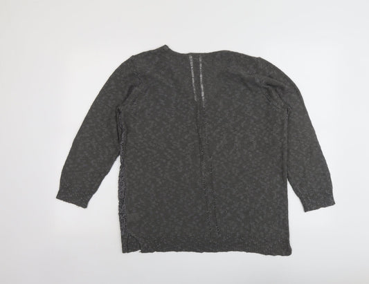 Womens UK Size 16 River Island Grey Pullover Jumper