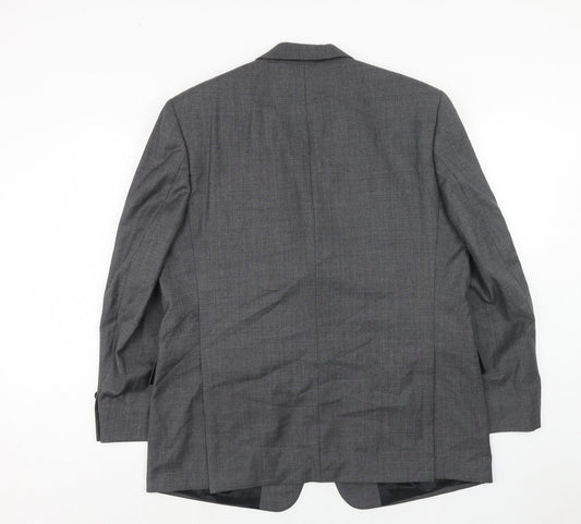 Mens UK Size 42 Digel Regular Grey Suit Jacket