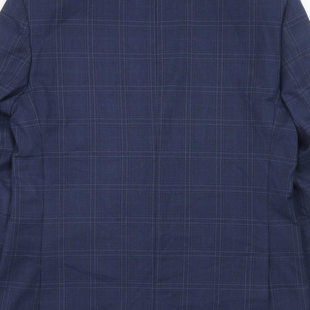 Mens UK Size 38 Marks and Spencer Regular Blue Suit Jacket