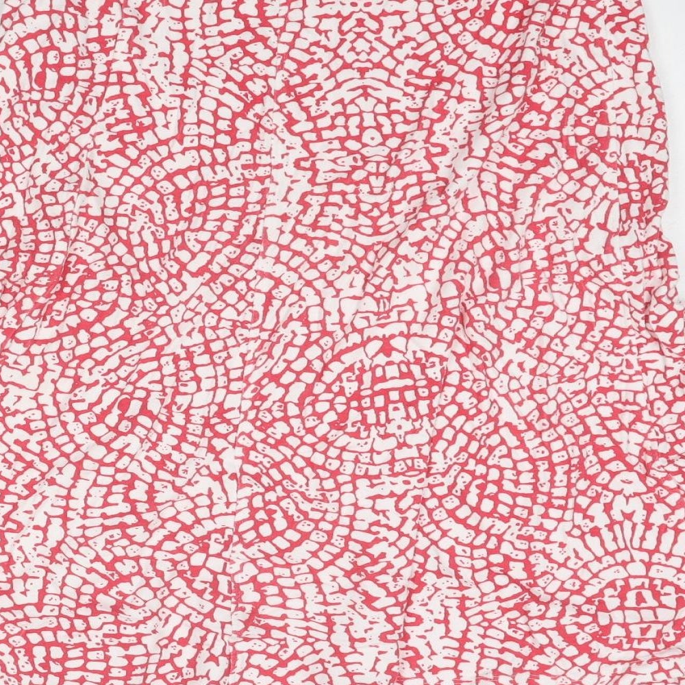 Cotswold Collections Womens Pink Geometric Polyester Swing Skirt Size S