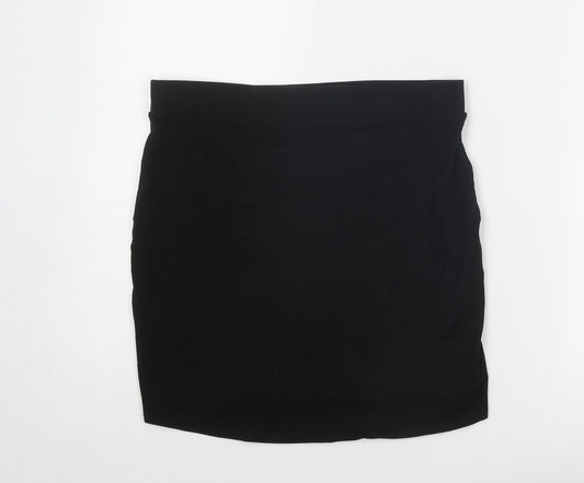 Divided by H&M Womens Black Cotton Bandage Skirt Size M
