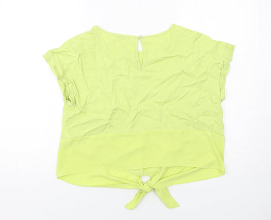 Womens UK Size 16 Oasis Yellow Basic Blouse