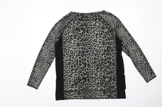 Womens UK Size L Zara Black Basic Blouse