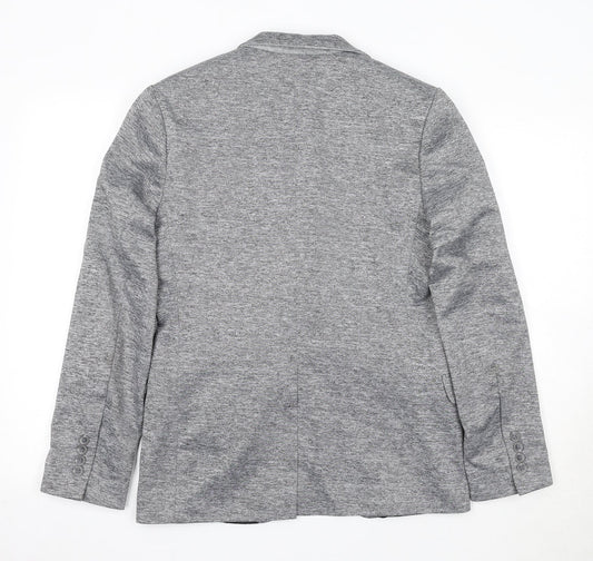 Mens UK Size M Boohoo Regular Grey Suit Jacket
