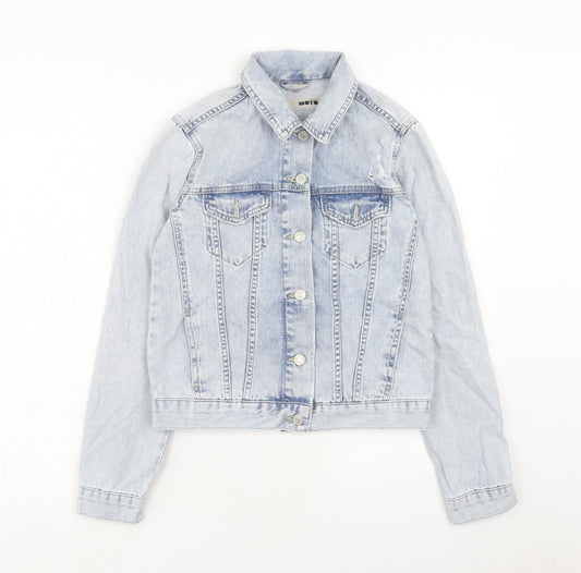 Womens UK Size 6 Topshop Blue Jacket