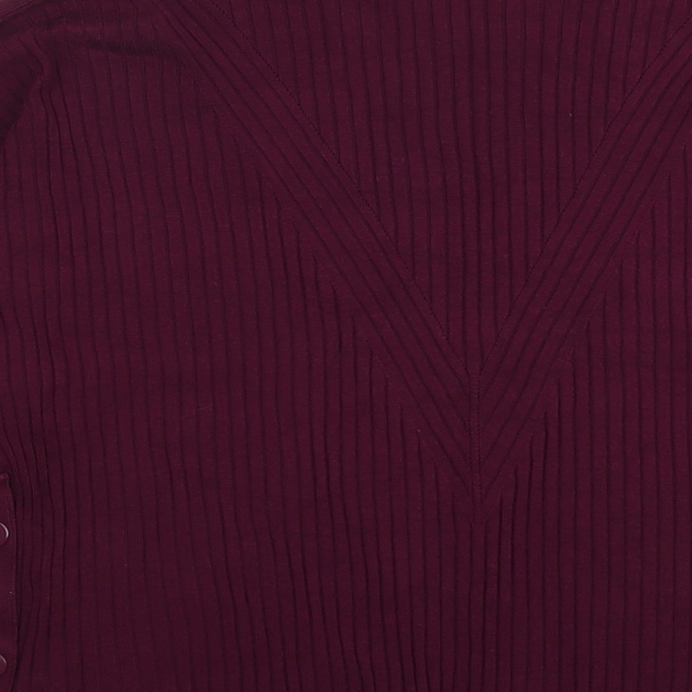 Womens UK Size L Marks and Spencer Purple Pullover Jumper