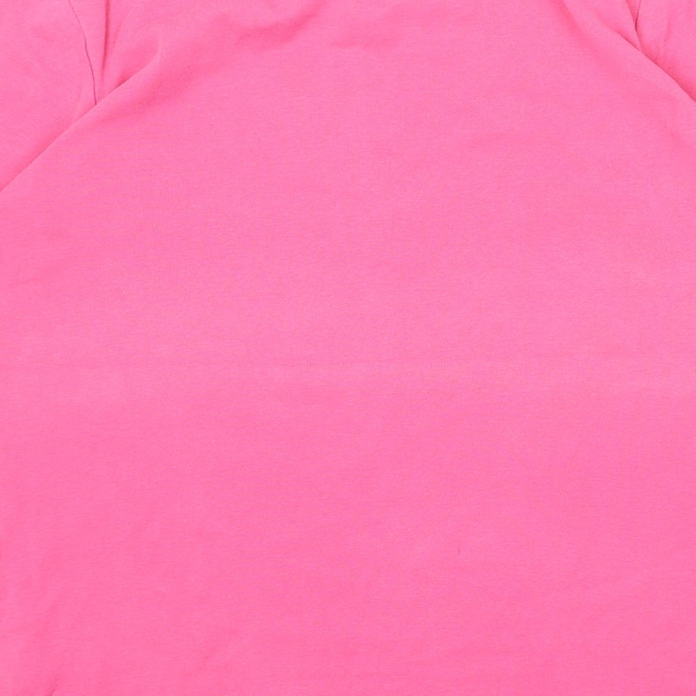 Womens UK Size 12 JD Williams Pink Basic T-Shirt