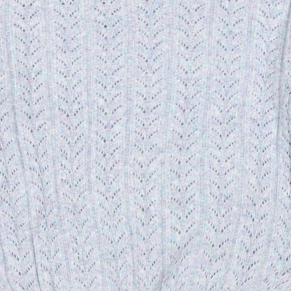 Womens UK Size S Beloved Blue Pullover Jumper