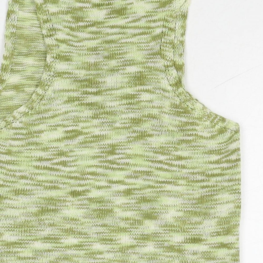 Womens UK Size 8 Daisy Street Green Basic Tank