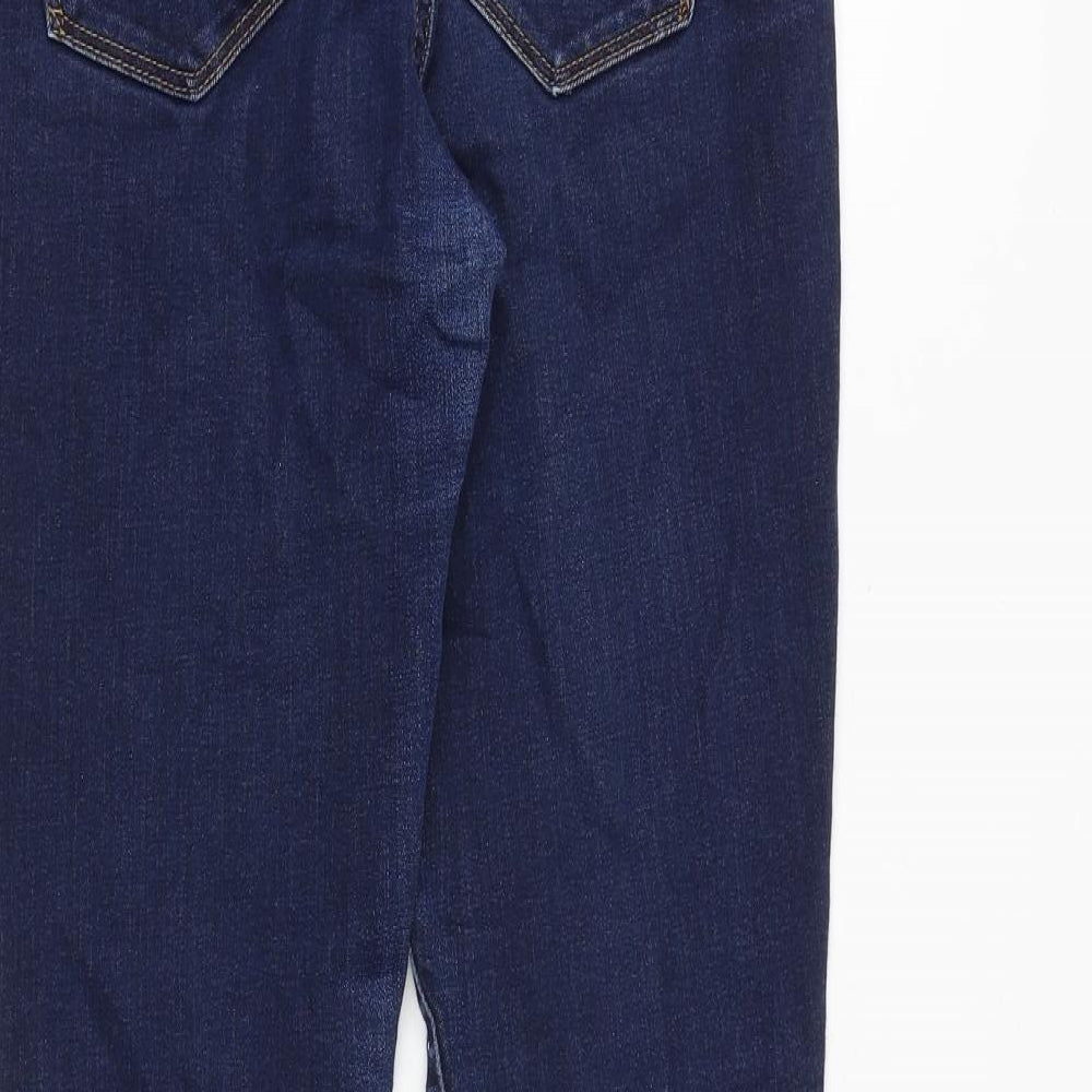 Gap Womens Blue Cotton Skinny Jeans Size 28 in Slim Zip