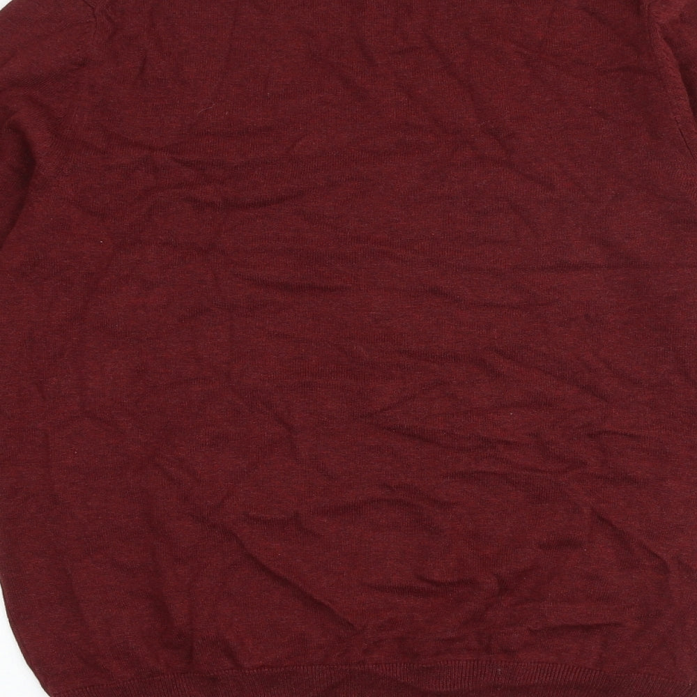 Womens UK Size S Marks and Spencer Red Pullover Jumper