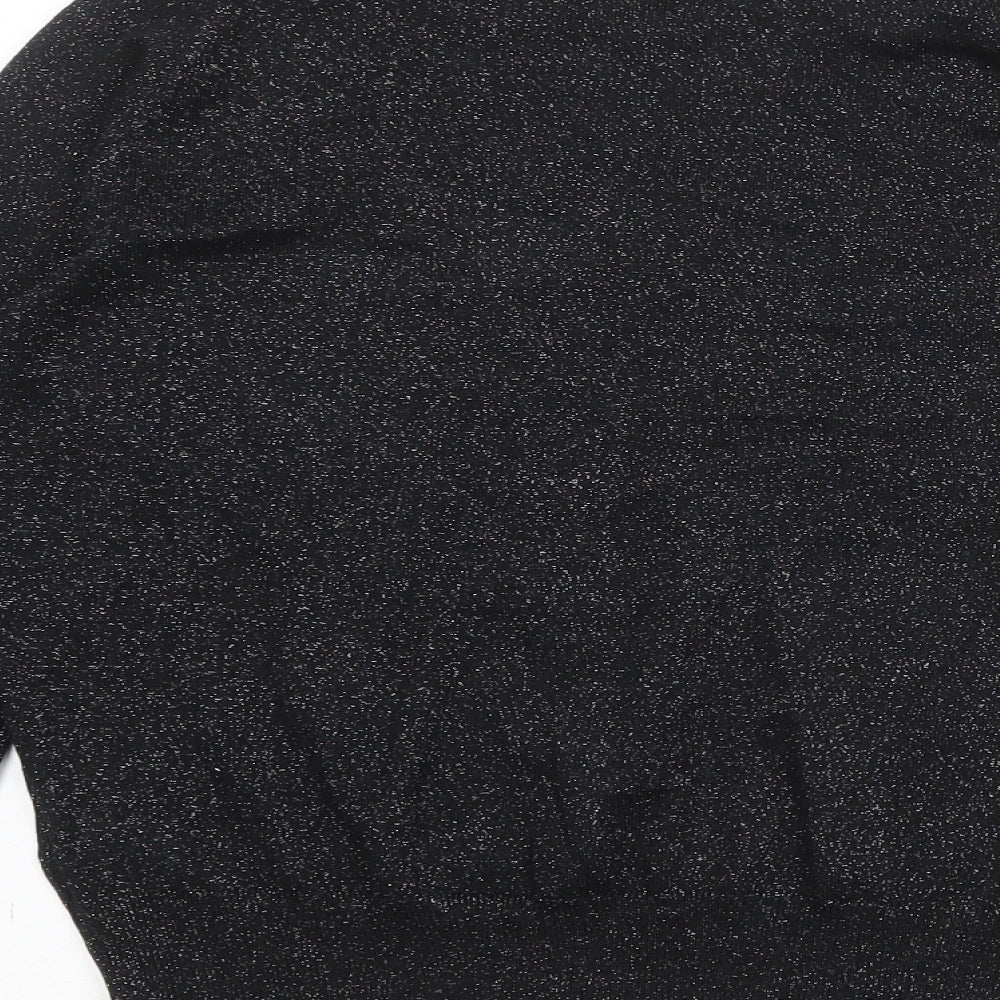 Womens UK Size S Marks and Spencer Black Pullover Jumper