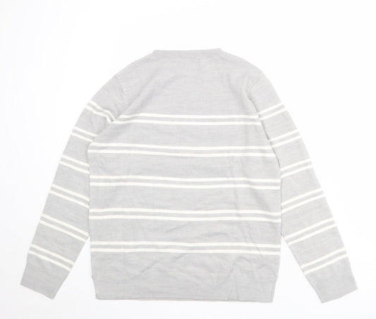 Womens UK Size 12 Marks and Spencer Grey Pullover Jumper