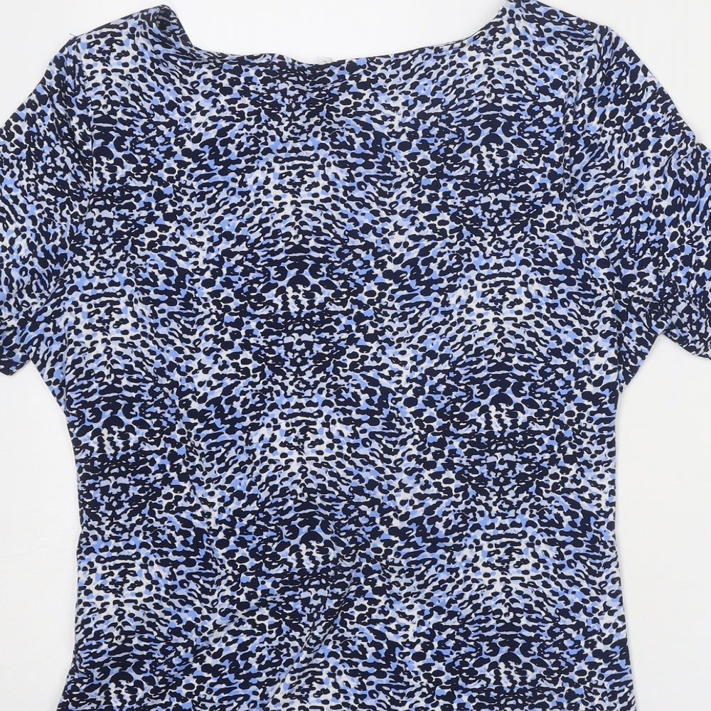 Womens UK Size L CC Blue Basic T-Shirt