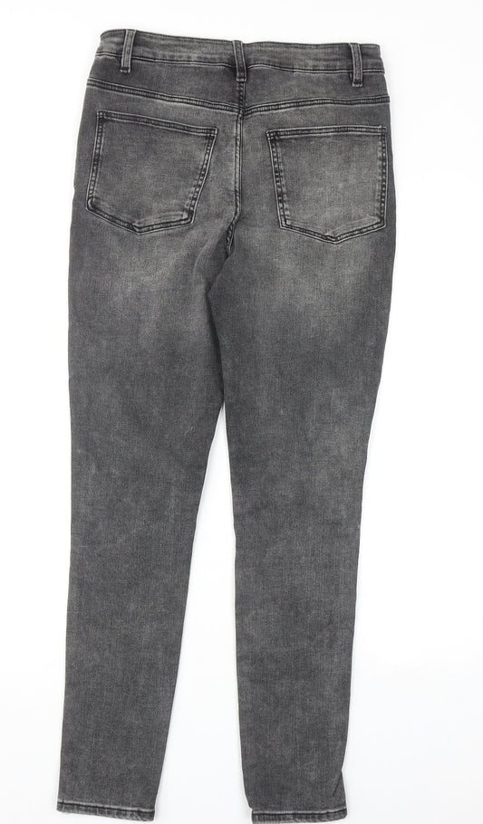 Womens UK Size 10 Marks and Spencer Regular Fit Skinny Grey Jeans