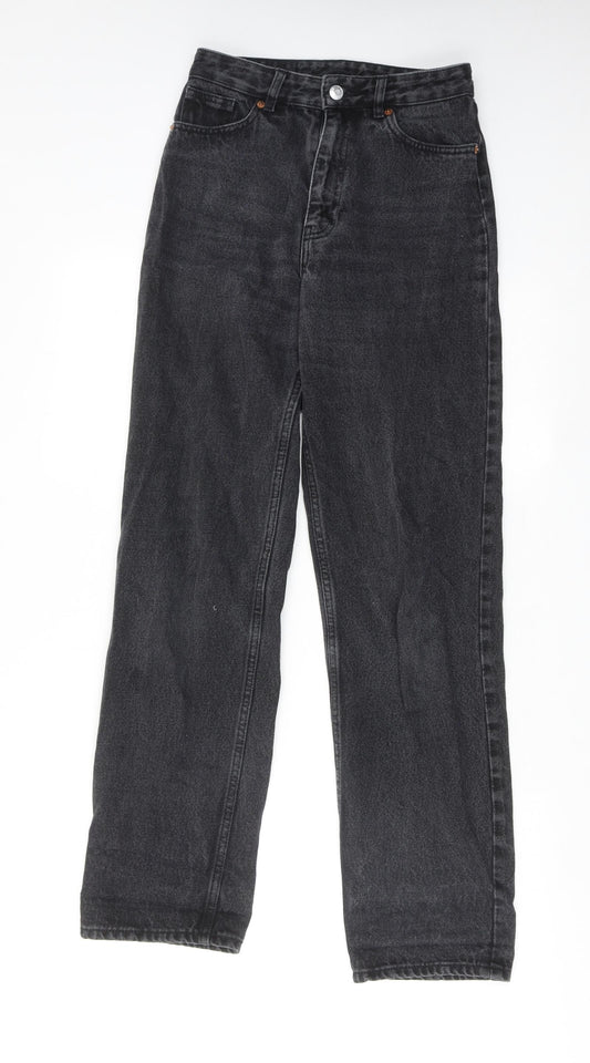 Womens UK Size 26 in Monki Regular Fit Straight Grey Jeans