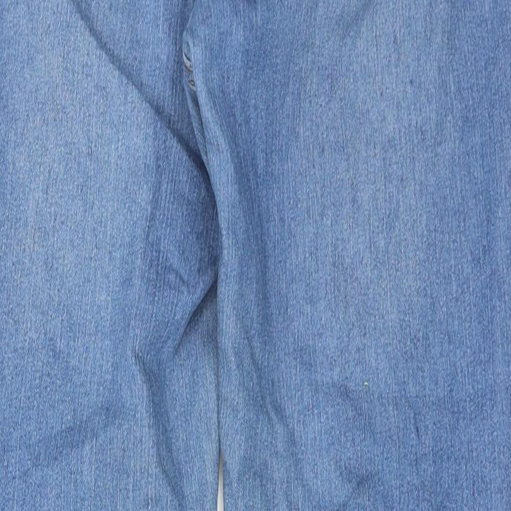Womens UK Size 28 in H&M Regular Fit Skinny Blue Jeans