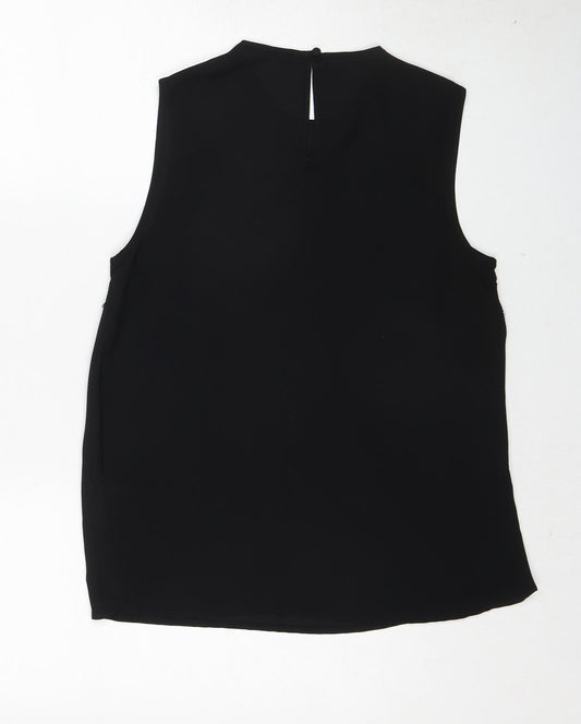 Womens UK Size 10 Warehouse Black Basic Tank