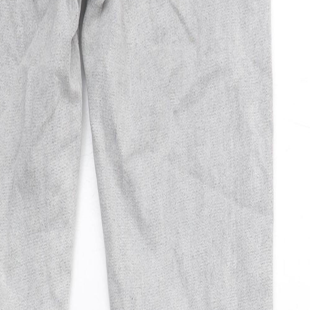 ASOS Womens Grey Cotton Skinny Jeans Size 12 Regular Zip