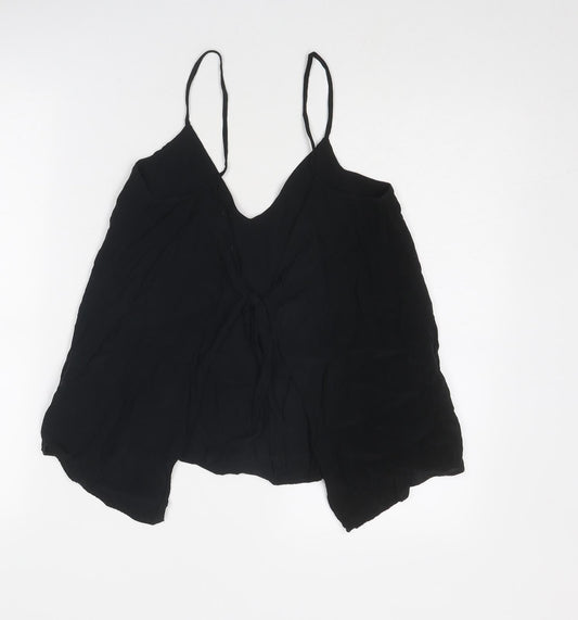 Womens UK Size 10 H&M Black Basic Tank
