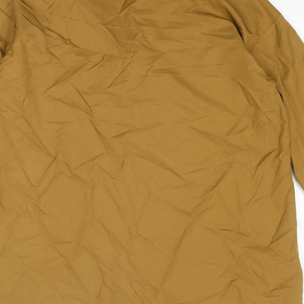 Womens UK Size XS Zara Brown Basic Blouse