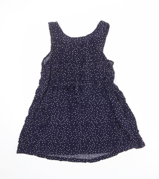 Womens UK Size S JoJo Maman Bébé Blue Basic Tank