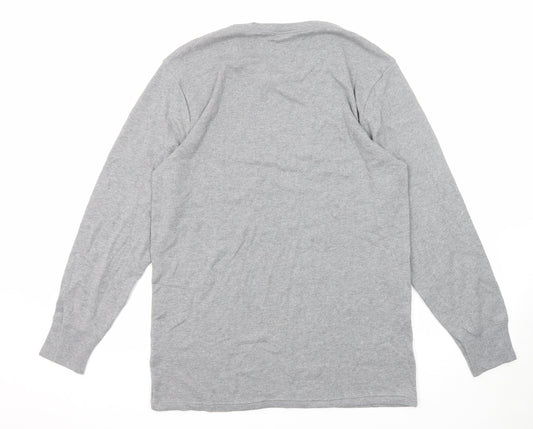 Mens UK Size L Marks and Spencer Grey Pullover Sweatshirt
